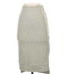 Modern Romeo & Juliet Couture Gray Midi Skirt | High-Low Hem | Size S